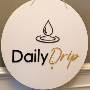 Custom 3D Acrylic Logo Sign | Business Logo Sign | Acrylic Business Sign | Personalized Sign | Round Acrylic Sign | Custom Logo Sign