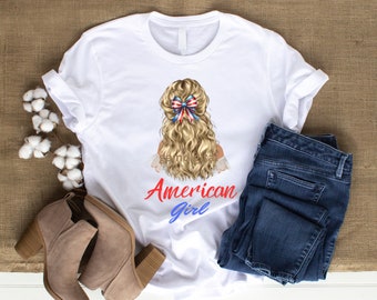 American Girl Png Instant Download, Coquette 4th Of July Png,4th Of July Png,America Png,Fourth Of July Png,Coquette Png, Sublimation Design
