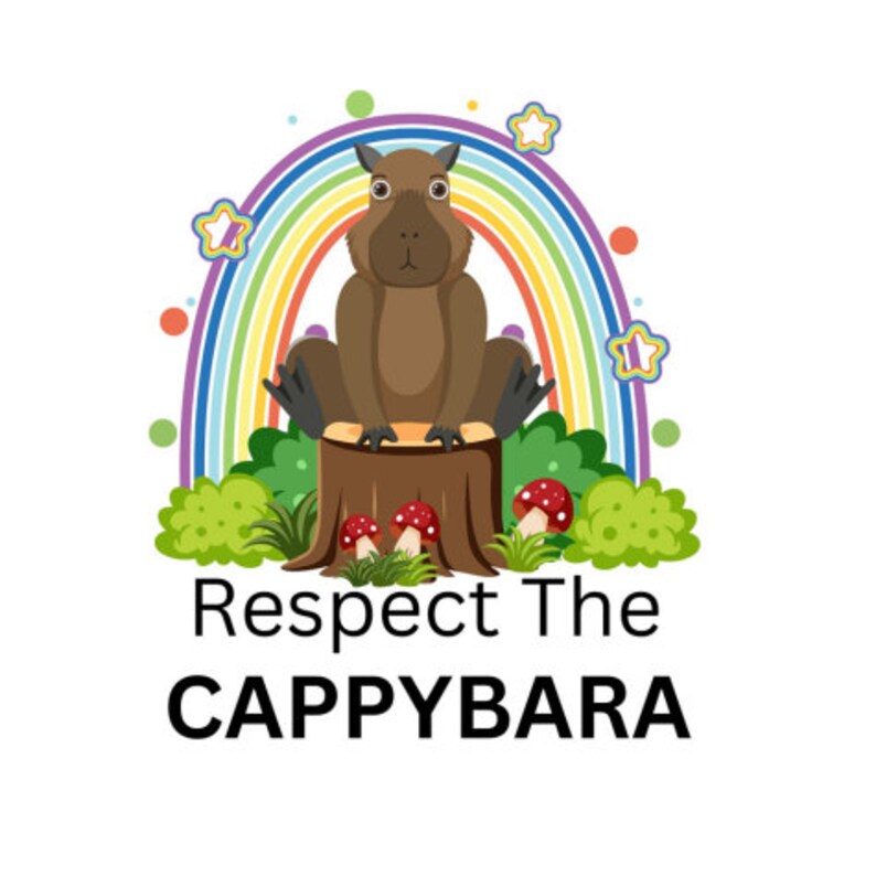 Make-up-Tasche „Respect The Capybara“ – Wasserdicht, Aus Canvas, Perfekt Für Capybara-Fans & Tierliebhaber