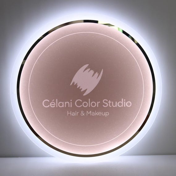 Custom Business Backlit Sign | 3d and UV Printed Acrylic Sign | Custom Logo Sign | Illuminated Sign