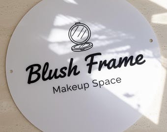 3D Business Sign | Custom Business Sign | Acrylic Logo Sign | Welcome Sign