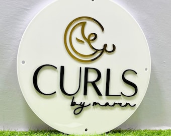 Custom Acrylic Business Logo Sign: 3D Office Decor