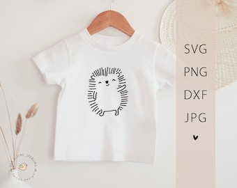 Plotterdatei Igel SVG | Igel Waldtiere | Geschenk Geburt