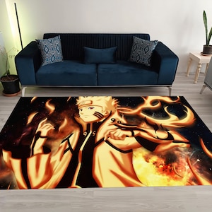 Cartoon rug, anime rug, anime carpet, anime poster, manga rug, japanese anime rug, manga art rug, Valentine's Day gift idea