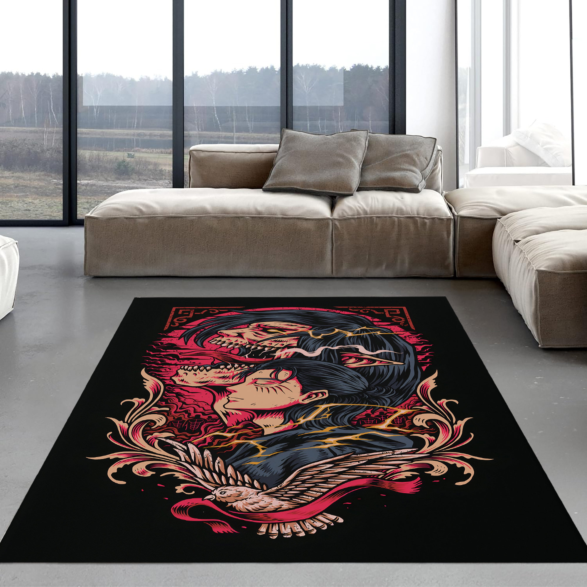 Anime Rug, Manga Rug, Japan Rug, Japanese Rug, Teen Room Rug, Anime ...