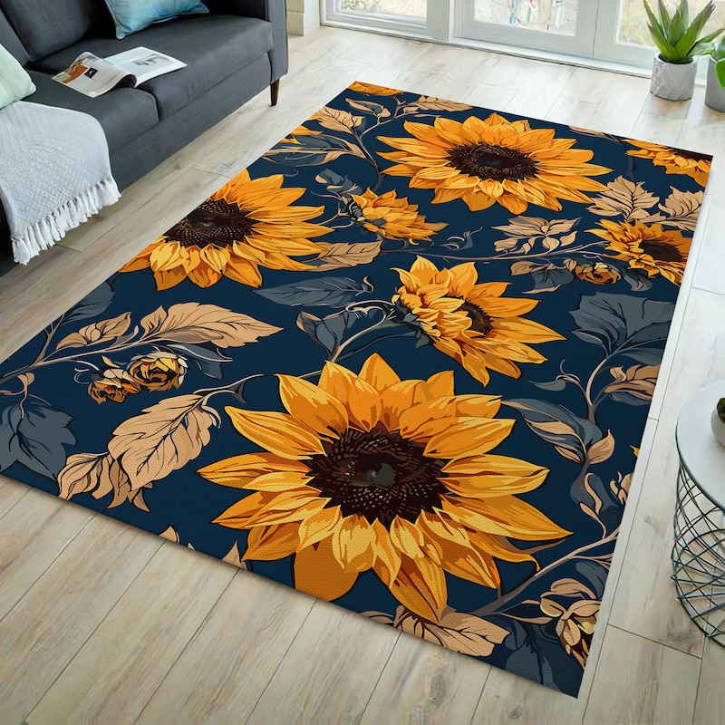 Flower Rug - Etsy