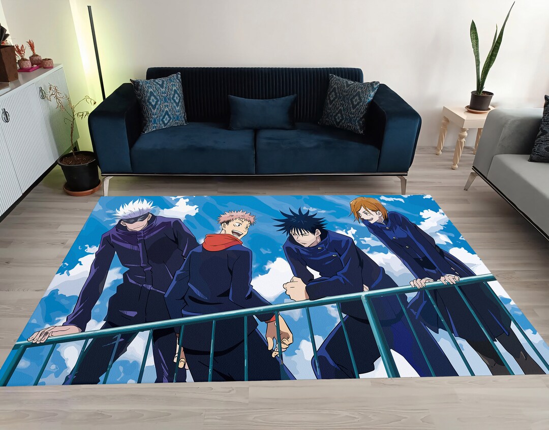 Anime Rug, Anime Characters Rug, Cartoon Rug, Anime Carpet, Kids Room ...