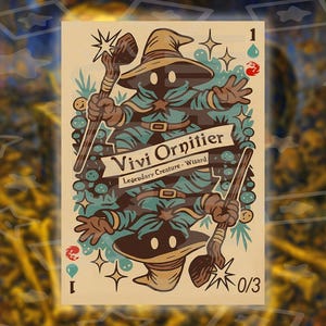 ヴィヴィ・オルニティエ - ポーカーカード カスタムアート MTG プロキシ ファイナルファンタジー