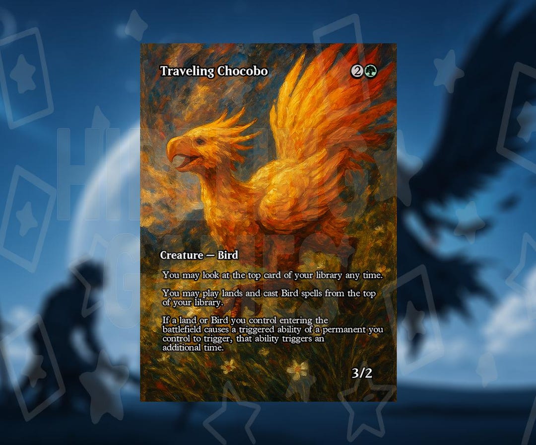 【MTG】Traveling Chocobo Traveling Chocobo · Final Fantasy (FIN) #551a · Scryfall