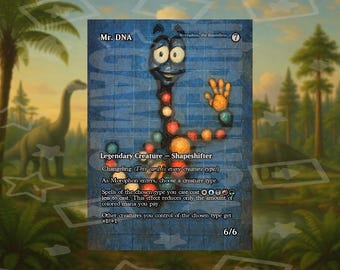 Mr. DNA - Magic the Gathering Proxy Card (based on Morophon, the