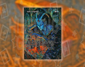 Gifts Ungiven: volledig randloze custom Dragonstorm Art EDH Proxy