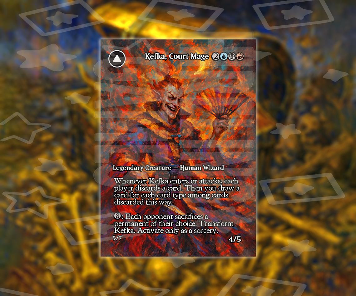 Kefka, Court Mage & Ruler of Ruin - Double-sided - Full Borderless Custom  Art EDH Proxy FF - Etsy