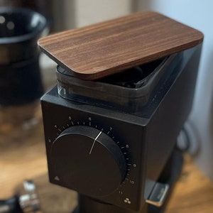 Drewniana pokrywa młynka Fellow Ode w kolorze orzecha lub dębu - Gen. 1 i Gen. 2 - dostosowywany dodatek do młyna