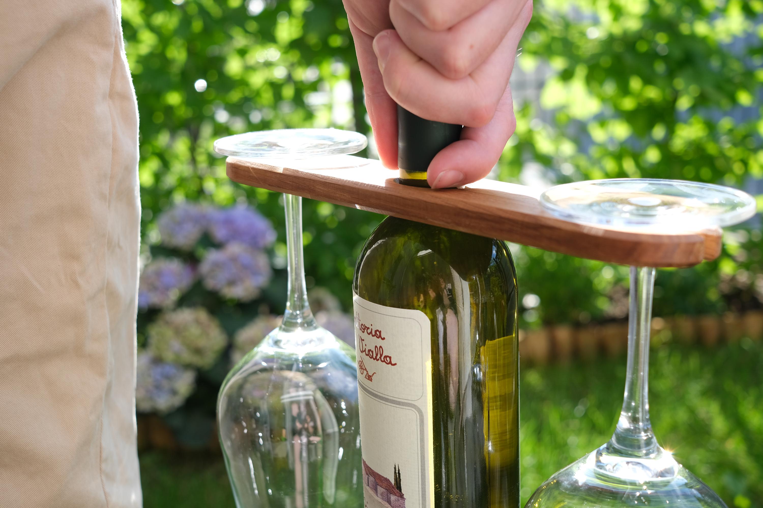 Gläser wein träger