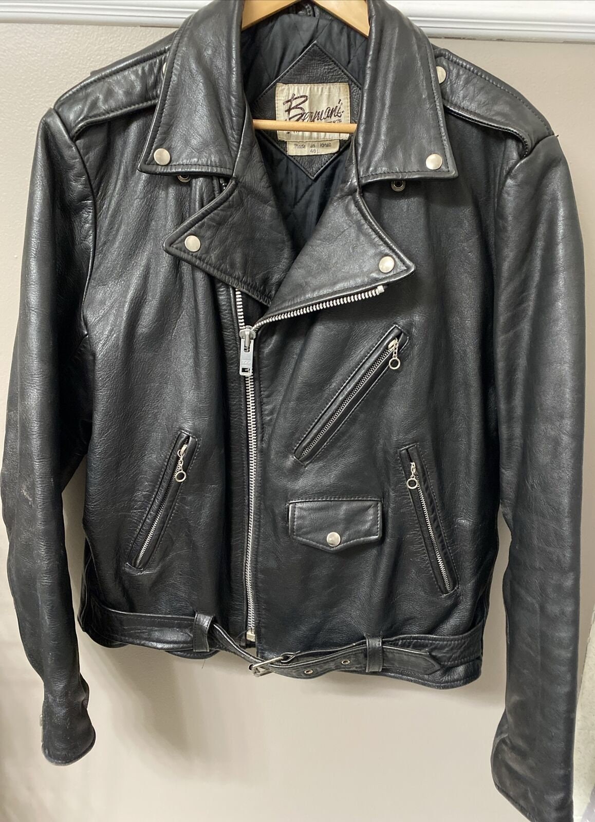 Bates Leather Jacket - Etsy