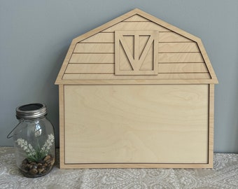 Country Barn backing board