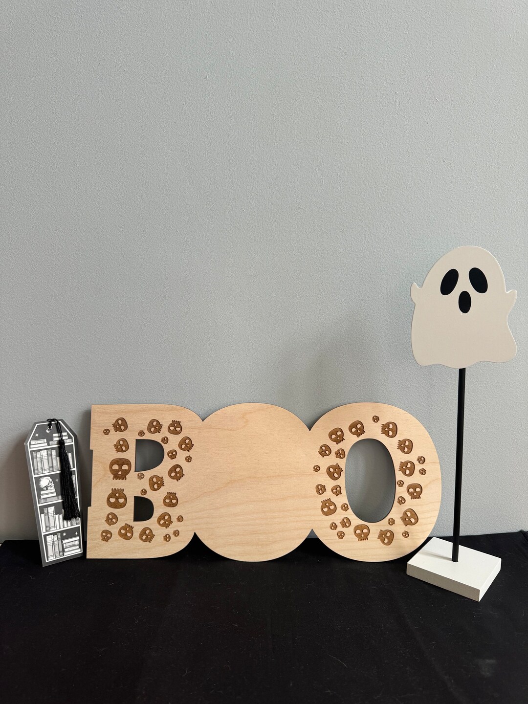 Haunted Boo Backing Board Etsy