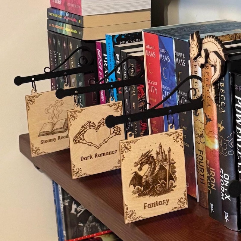 Bookshelf Dividers - Etsy