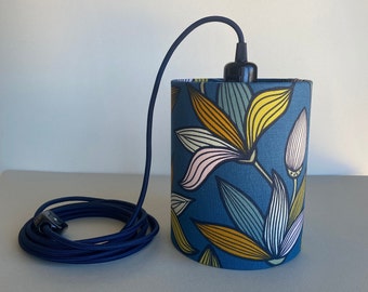 Lampe baladeuse, abat-jour, lampe nomade, lampe, câble textile