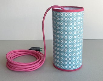 Lampe baladeuse, abat-jour, lampe nomade, lampe, câble textile