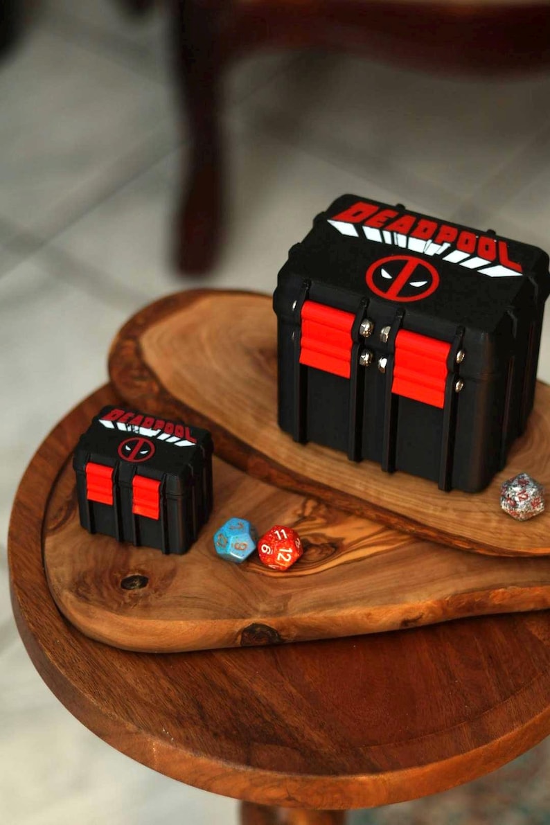 Deadpool MTG Deck Box: 100+ Sleeved Card Storage Box, 3D Printed - Etsy