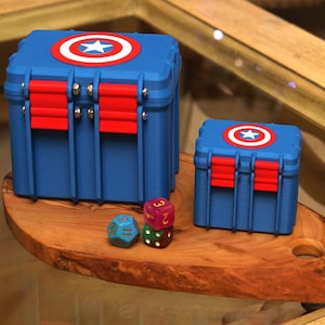 Captain American Commander-deckbox | Commander-deckbox | MTG-deckbox | Kartonnen doos | Commandant | Pokemon final fantasy