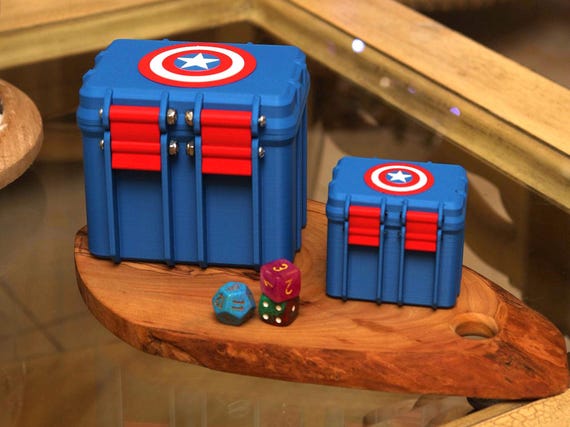 Captain American Commander Deck Box | Commander Deck Box