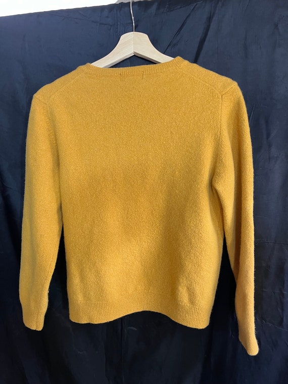 Vintage Charter Club Gold Wool Sweater Pullover V… - image 2