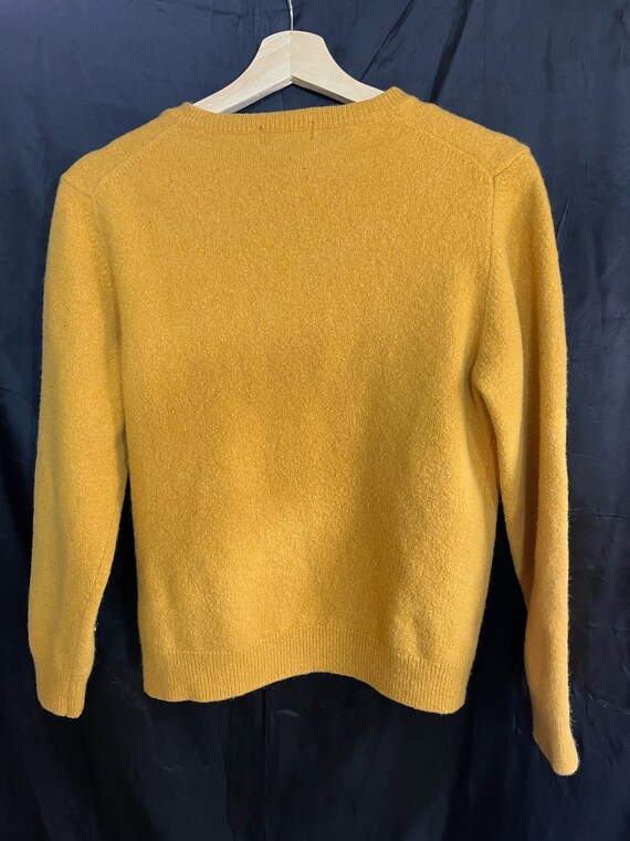 Vintage Charter Club Gold Wool Sweater Pullover V… - image 10
