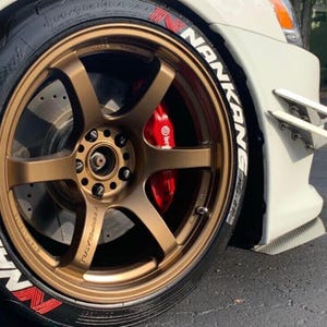 Adesivo de pneu Nankang de borracha permanente para decalque de pneu, etiqueta para rodas esportivas de 15" a 24" e 1,25" adesivos, kits com 8 peças