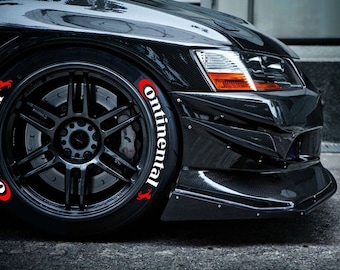Tire Lettering Stickers Continental Sticker 1.25" inch 8 x Permanent Letters