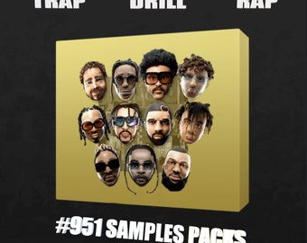 Paketsammlung Trap Drill Rap Loops & MIDIs, Melody Loops