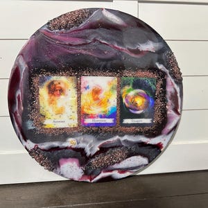 Lecture de cartes de tarot Oracle personnalisée, tenture murale, oeuvre d'art personnalisée pour la Saint-Valentin, cadeau d'anniversaire pour elle