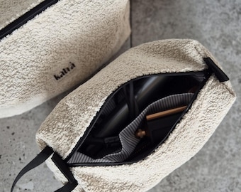 Reise-Etui aus Stoff mit Schaf-Look für Dyson und andere Haar-Styling-Tools