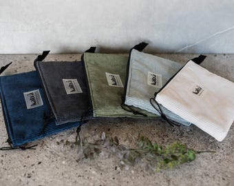 Feine Kosmetiktasche aus Feincord