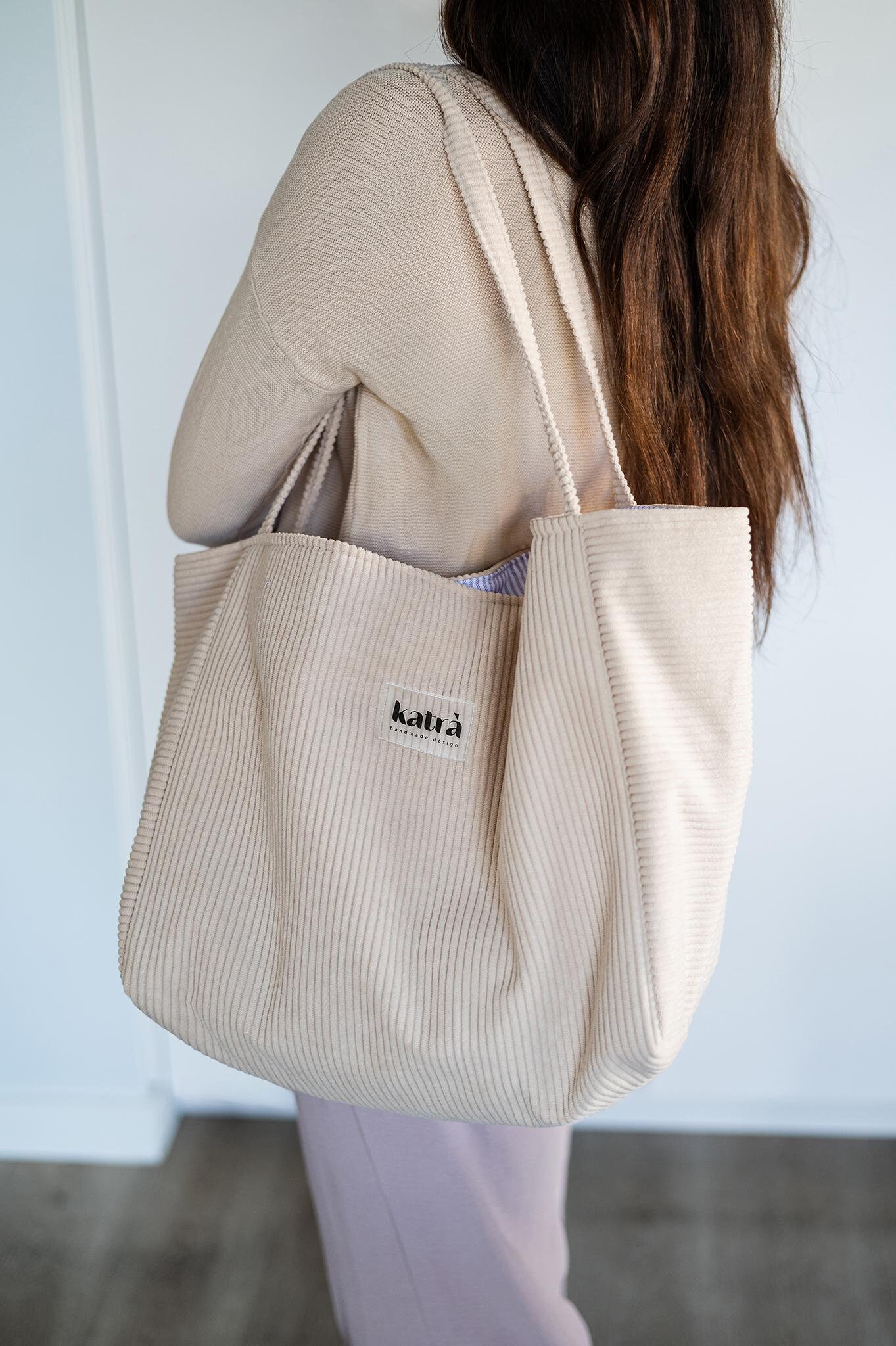 Big Velvet Tote Bag - Etsy