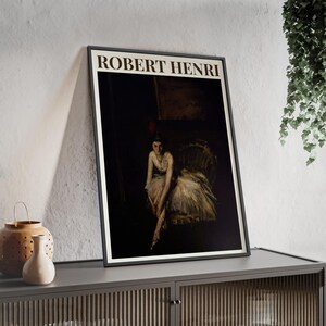 Ballet Dancer by Robert Henri – Vintage Ballet Art Print - Elegant Dancer Poster - Classic Wall Art Download