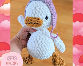 Bubbles the Duckie crochet plushie