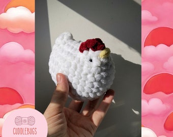 Mabel the Chubby Chicken crochet plushie