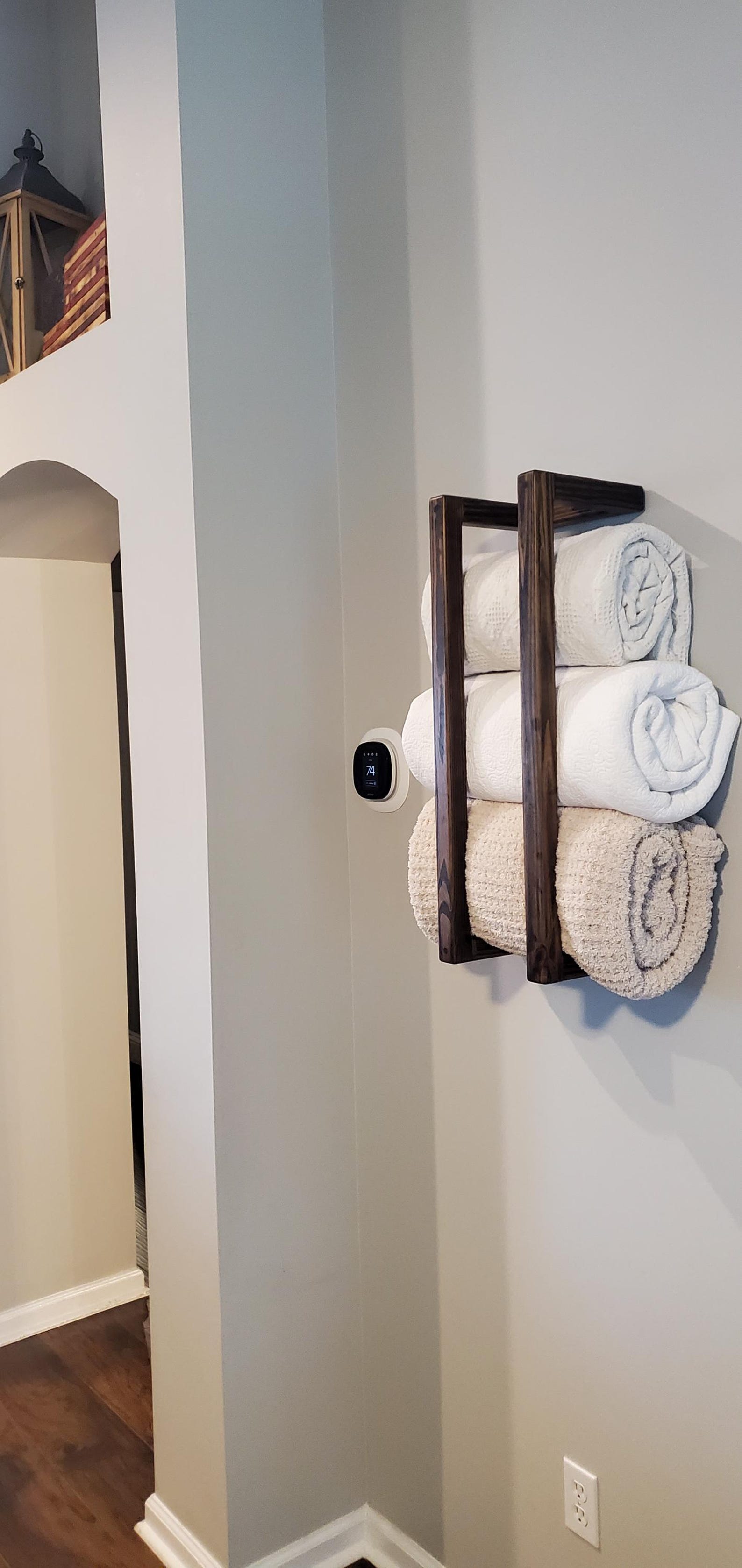 Handmade Floating Towel/blanket Rack - Etsy