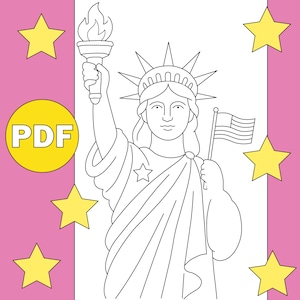 4th of July Coloring Pages for Kids Printable Patriotic Activity Sheets Instant Download USA Independence Day Coloring Fun for Children