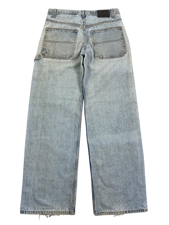Vintage 90s Levis Silver Tab Baggy Light Blue Jeans Made in USA 