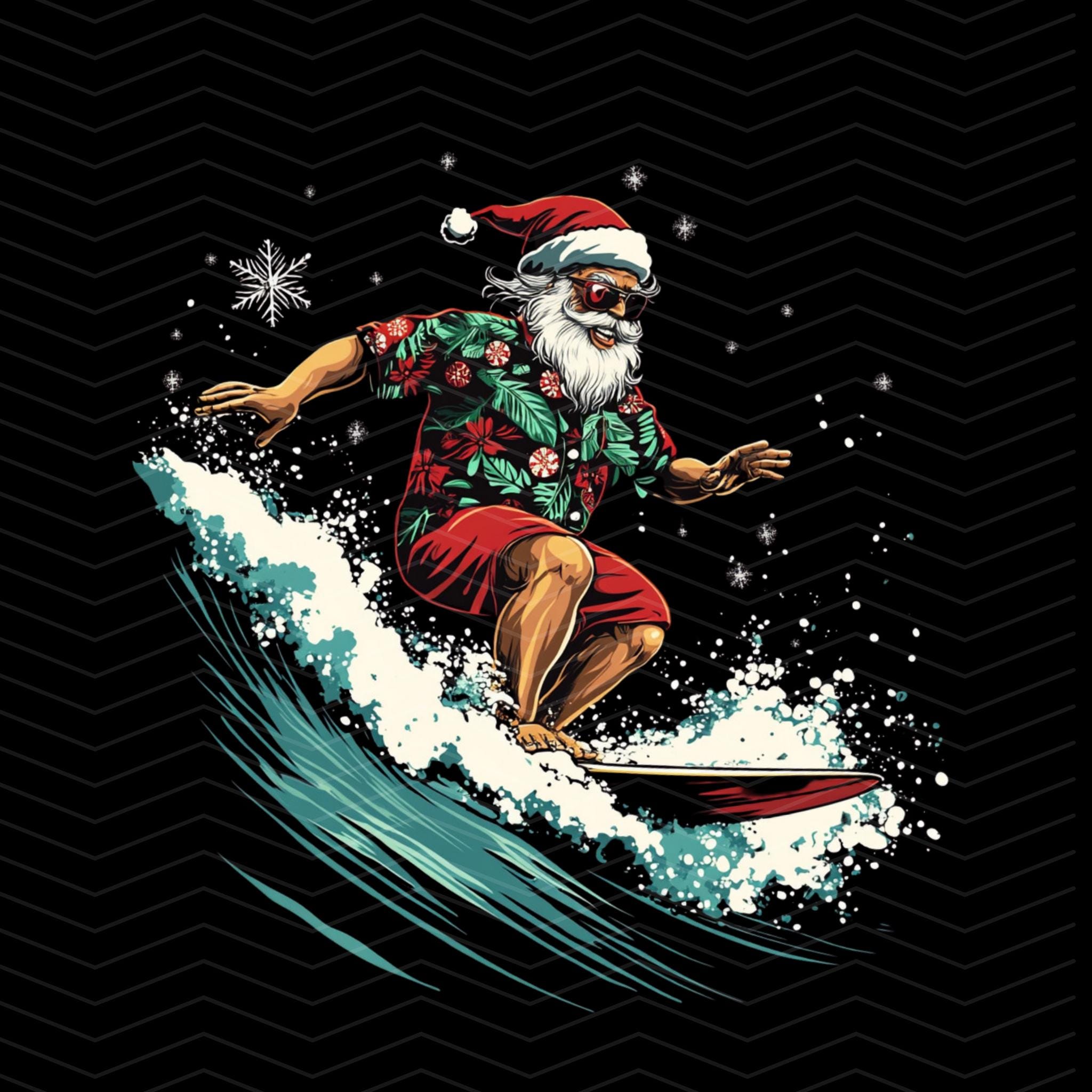 ビーチスタイル サンタクロース デコレーション Amazon.co.jp: The Bridge Collection サーフィンサンタオーナメント