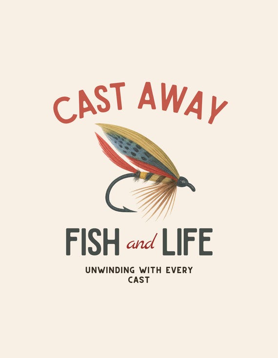Aquarell Fliegenfischen Kder: Angeln Design Bundle, Digital Download -  Etsy.de