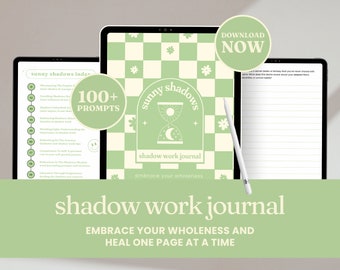 Shadow Work Journal and Workbook, 100+ Shadow Work Prompts & Exercises For Healing and Self Love, Self Therapy Journal Anxiety, Inner Child