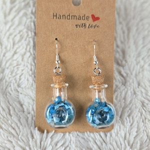Blue Apatite Earrings – Gemstone Earrings / Apatite Earrings / Healing Stone / apatite earrings / magic earrings / gemstone earrings / gift