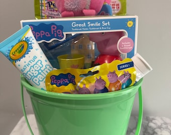 Cesta con temática de Peppa Pig