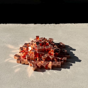 Copper Metal Cubes (7mm) for Boardgames - (e.g. Terraforming Mars)