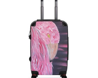 Feathered Grace Colorful Suitcase
