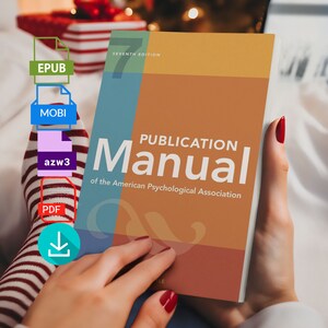 Publication Manual, Official, 7th Edition of the American Psychological Association - Kindle, EPUB, PDF, MOBI, AZW3 - High Resolution